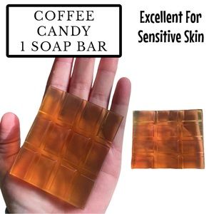 1 Bar, Coffee Candy Soap, Handmade, Great Gift Idea! ( PRICE IS FIRM )